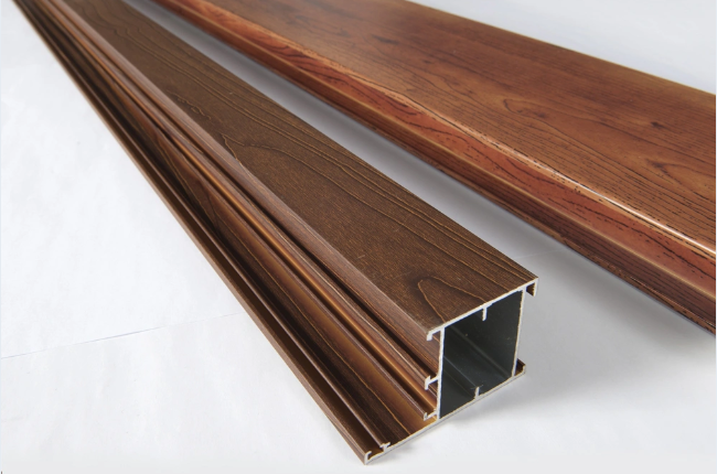 Holzkorntransfer Aluminium-Extrusionfenster Türrahmen