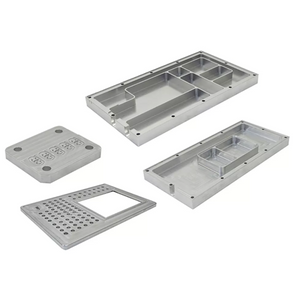Kundenspezifisches Extrusions-Aluminiumgehäuse Leitfähiges Eloxal-CNC-gefrästes Profil