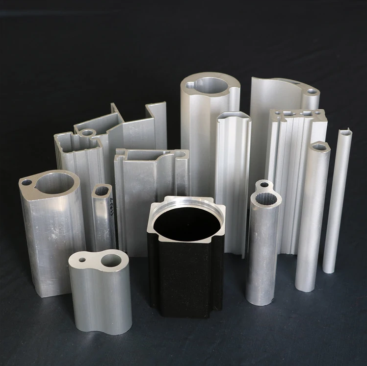 Silberner Zylindertyp Aluminium-Metall-Strangpressprofil